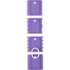 Wilton 4 Pieces Texture Combs Tool, Purple, 11.43x33.02x0.25 cm