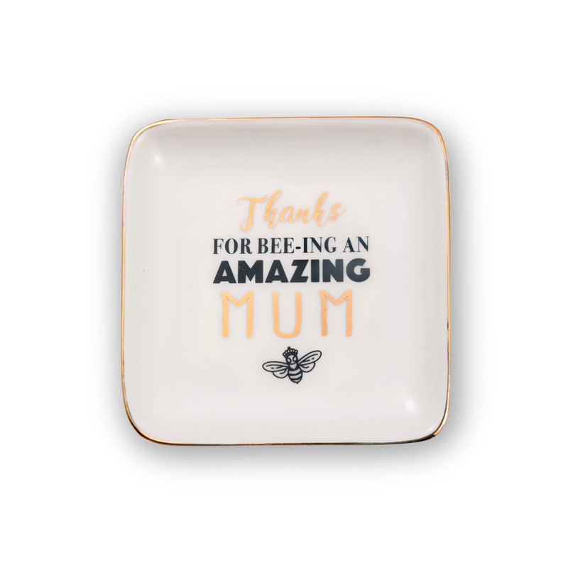 Thanks for Bee-ing an Amazing Mum Ceramic Trinket Tray Sentimental