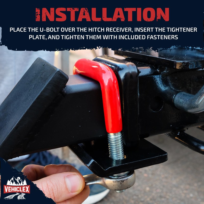 Vehiclex 2 Hitch Stabilizers for 1.25" to 2" Hitches –