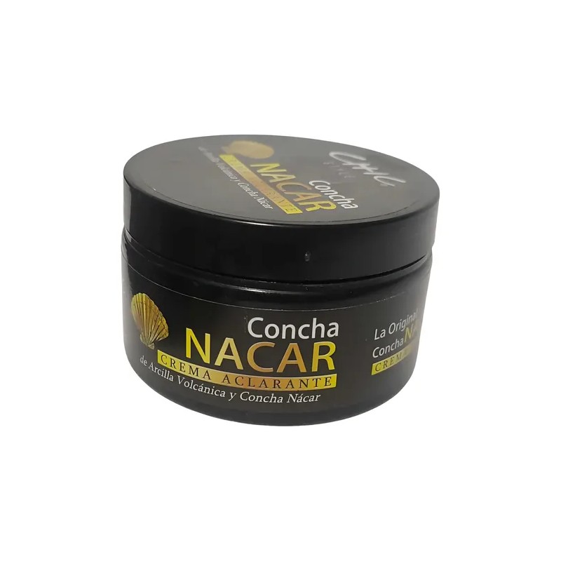 Crema Aclarante Con Arcilla Volcánica Y Concha Nácar