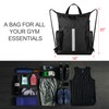 BeeGreen Drawstring Backpack Bag Sports Gym Backpack with Shoe Compartment