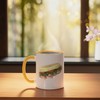 Deli Sub Sandwich Ceramic Mug, Yellow/White