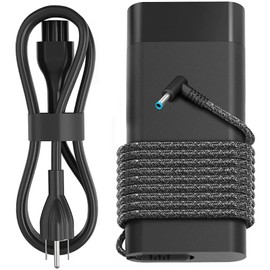 200W AC Charger Replacement for HP Omen Pavilion 15 16 17 Victus 15 16 Zbook 15 17 ZBook Fury Create Studio Envy 15 17 G10 G9 G8 G7 2020 (AMS 200W Laptop Charger for HP)