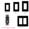 Coax and CAT6 Wall Plate Insert - Ethernet Coaxial Keystone