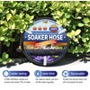 Soaker Hose 100 FT for Garden Beds, 1/2’’ Rubber Garden