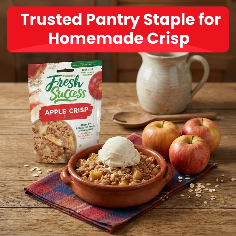 Concord Farms Apple Crisp Mix (VALUE PACK of 4 Box's)
