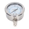 Vacuum Pressure Gauge Shockproof Radial Stainless Steel Case for Industrial
