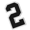 EmbTao Tactical Numbers Patch Embroidered Badge Applique Fastener Hook and