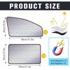 ZATOOTO Car Side Window Shades, Magnetic Car Sunshades for Blockout,