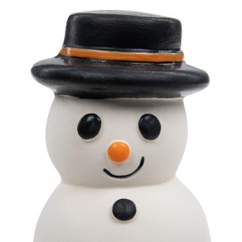 Petface Santos Snowman Latex Christmas Dog Toy with Built-In Squeaker