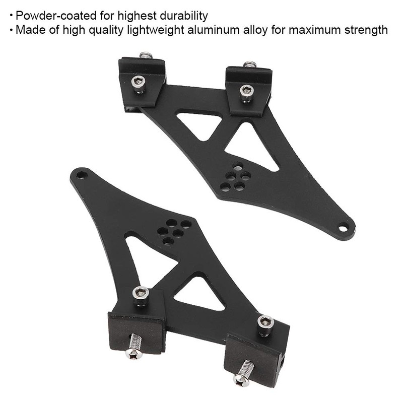 Rear Wing Mount Brackets, Spoiler Mounting Brackets, Lightweight Aluminum Alloy