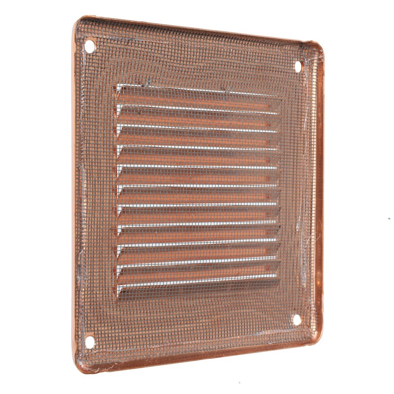 Grate Grille Grille Grille Square Overlay Copper 140x140mm