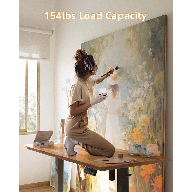 YIHAYO Electric Standing Desk, 48 x 24 Inches Stand Up