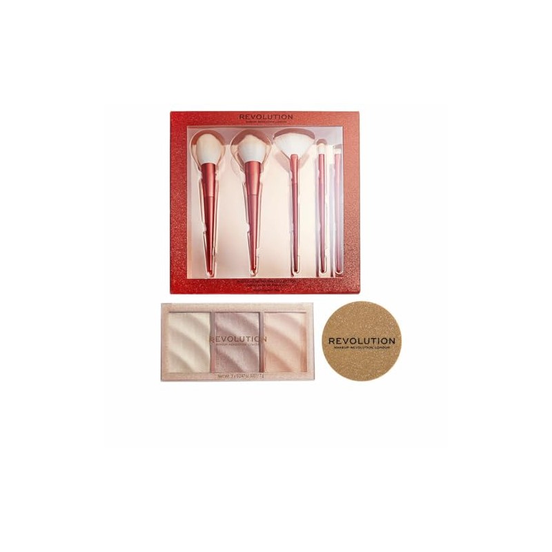 Revolution Make Up 3 Piece Highlighter Makeup Set
