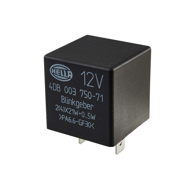HELLA 4DB 003 750-711 Flasher Unit - 12V - 3-pin