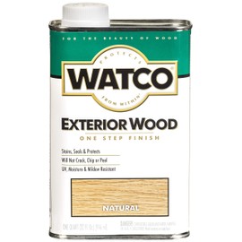 RUST-OLEUM WATCO 67741 Exterior Wood Finish, 1 Quart