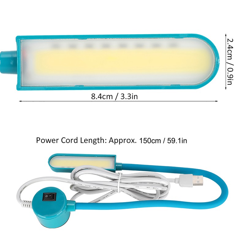 Sewing Machine Lamp USB Interface LED Light COB Working Desk