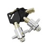 HDBUBALUS Motorcycle Hard Saddlebag Locks Set with Keys Compatible with