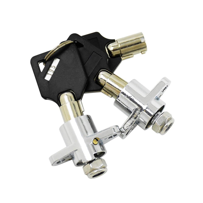 HDBUBALUS Motorcycle Hard Saddlebag Locks Set with Keys Compatible with