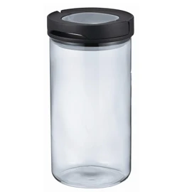 HARIO MCNJ-300-B Sealed Canister, L, Practical Capacity: 33.8 fl oz (1,000 ml)