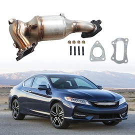 LOMEEN 16827-2 Catalytic Converter Bolts Gasket Compatible with Honda Accord 2.4L 2013-2017，Honda CR-V 2.4L 2015-2019，Acura TLX 2.4L 2015-2020，16827 81905X6J00