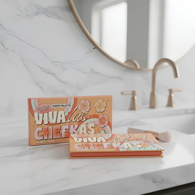 Cheek Palette / Viva Las Cheekas / Rubor E Iluminador