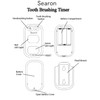 Searon Toothbrush Timer for Kids, 2 Minutes Teeth Brushing, 20