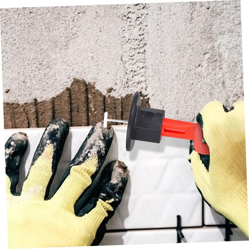 Operitacx 200pcs Ceramic Tile Spacers Reusable Tile Leveling Needles for