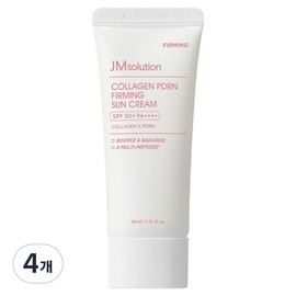 JM Solution Collagen PDRN Firming Elasticity Sun Cream SPF50+ PA++++, 4 pieces, 30ml / 제이엠솔루션 콜라겐 PDRN 퍼밍 탄력 선크림 SPF50+ PA++++, 4개, 30ml