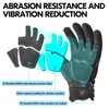 Vgo... Work Gloves Men Touchscreen in Cowhide Palm, Heavy Duty