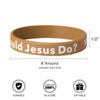 SlocciPro 60 Pcs WWJD Silicone Wristbands Jesus Fish Symbol Scripture