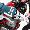 Zeta Drop Down Bend Aluminum Handguards for 7/8 Handlebars Titanium