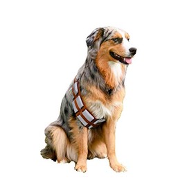 ComfyCamper Peludo Star Warrior - Disfraz de perro con cinturón utilitario, talla S