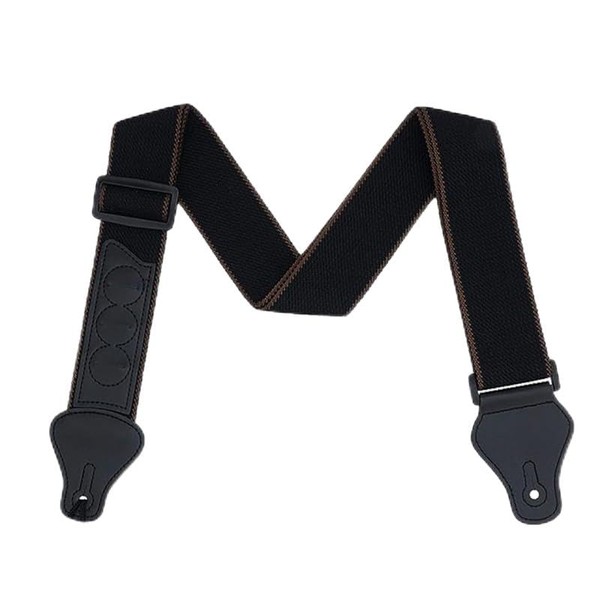 Redpepper Guitar Strap with Pick Holder – Classic Striped Design