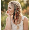 3 Pcs Feather Clips for Hair, Natural Feather Hair Clips