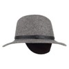 Tilley TWF1 Montana Wool Fedora Hat (Grey Mix, 7 5/8)