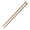 Jagowa 2PCS Knitting Needles Bamboo Long Knitting Needle Knitting Pins