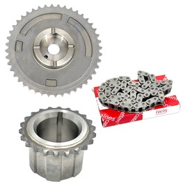 Michigan Motorsports IWIS Performance Timing Chain LS Timing Chain Set with Single Bolt Camshaft Sprocket, Crank Gear, IWIS Timing Chain Fits 5.3 6.0 6.2 LS3 L99 LS4 LS9 LSA LQ4