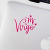 Decal Stickers of Virgo (Pink) (Set of 2) Premium Waterproof