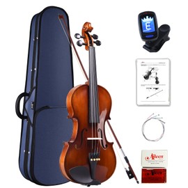 Aileen 4/4 Violin for Beginners, Violin Full Size Adult, Violin for Children Teenager with Tuner and Instruction Manual