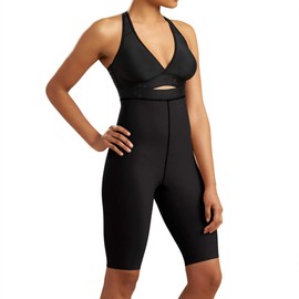 MARENA LGS2 Stage 2 Recovery High-Waist Zipperless Girdle, Short Length Post-Surgical Girdle for Women Black
