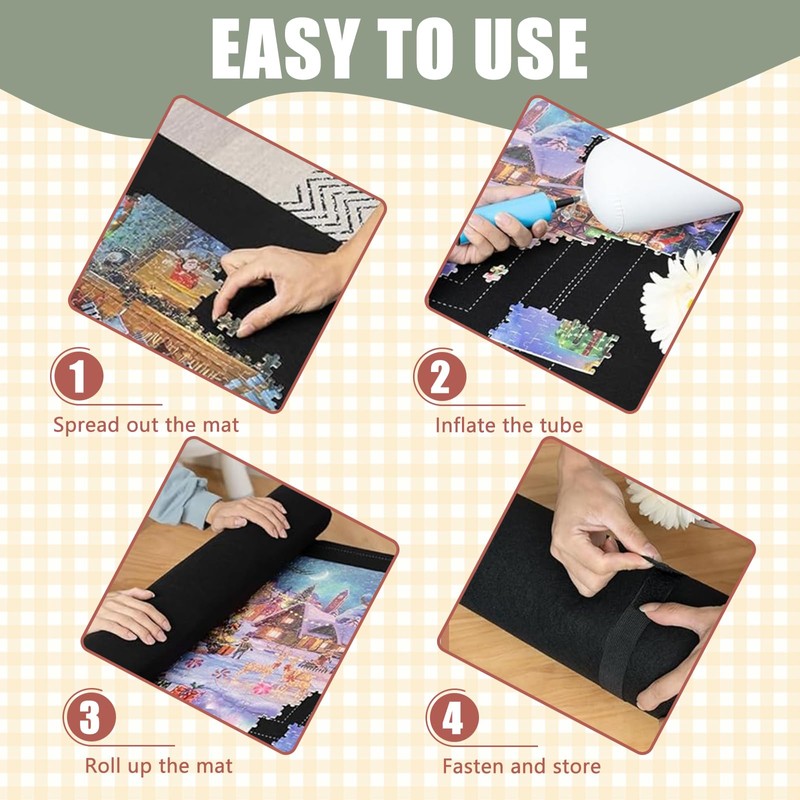 Puzzle Mat, Puzzle Rug, Jigsaw Mat, with up to 1000