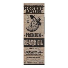 Honest Amish - Aceite Para Barba Premium - 2 Onzas