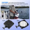 XQK 1 Pack 2207003 Low-Profile Swivel Mounting Base Compatible with