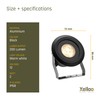 Xelloo EZRA Garden Light, 12 Volt, 1 Piece Designer Fitting