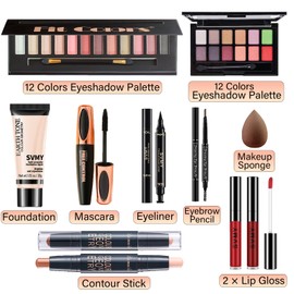 Makeup Set for Women, Makeup Full Kit for Beginners & Professionals, Travel Makeup Set for Teens & Adults, Makeup Gift Set for Girls, Eyeshadow Palette, Lip Gloss, Face & Eye Make up