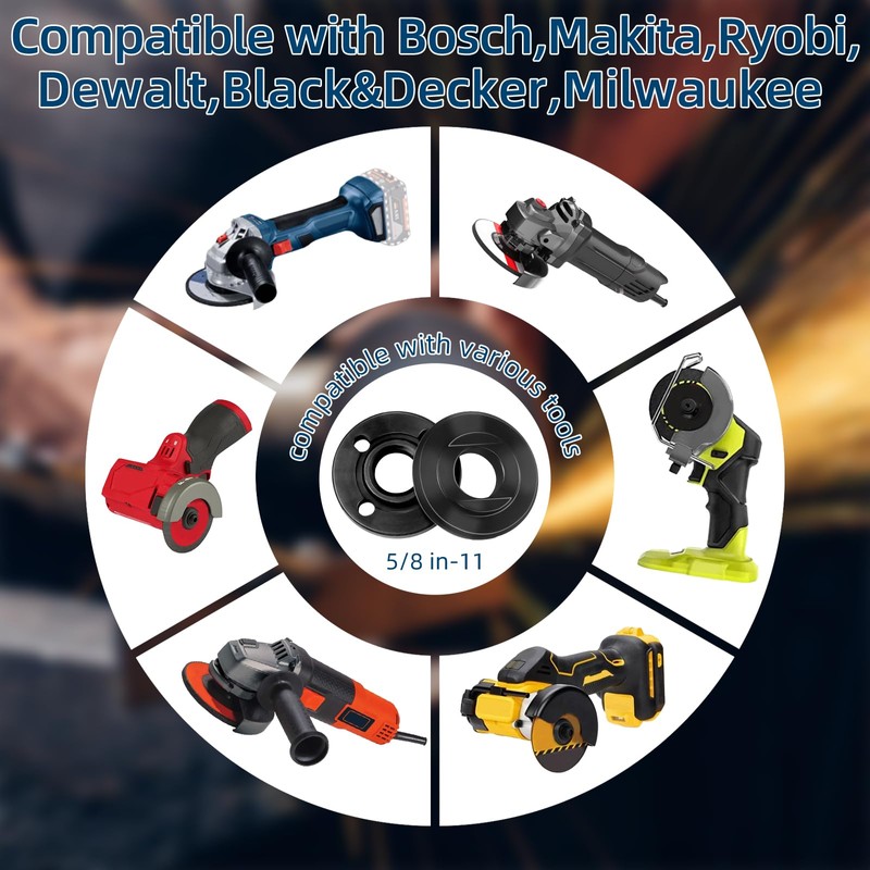 7PCS IALTMEI Angle Grinder Nut ＆ Angle Grinder Wrench Set，