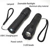 3 in 1 LED Rechargeable Flashlight, LED Small Flashlight with