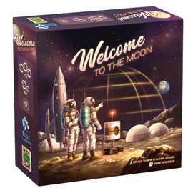 Blue Cocker - Welcome to The Moon - Flip and Write Strategy Game - Campaign, Adventure, Solo Mode - Bilingual French English - 1 to 6 Players - 20706-CA