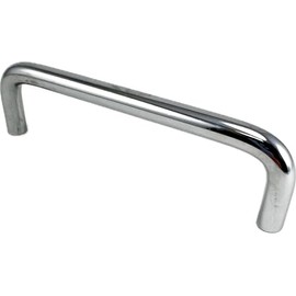 Harris Hardware 160-PC-50 Polished Chrome Zinc Die Cast 3-inch Wire Pull Cabinet Door/Drawer Pull with Fasteners, 50-Pack